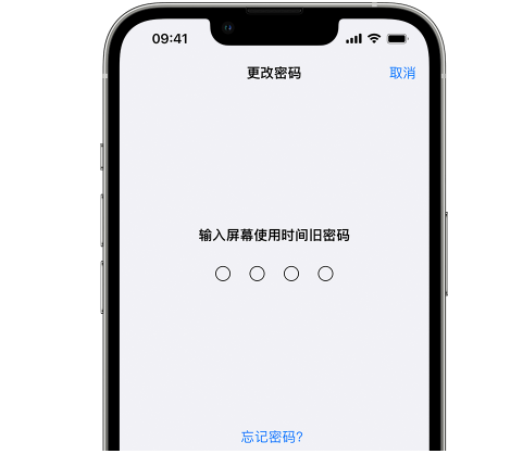 紫阳iPhone屏幕维修分享iPhone屏幕使用时间密码忘记了怎么办 