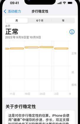 紫阳iPhone手机维修如何在iPhone开启'步行稳定性通知'