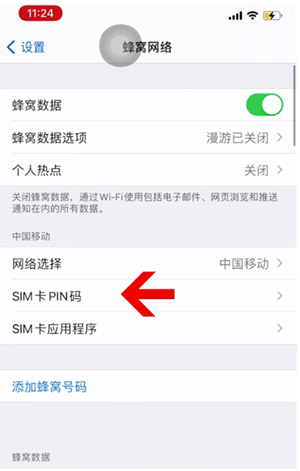 紫阳苹果14维修网分享如何给iPhone14的SIM卡设置密码 