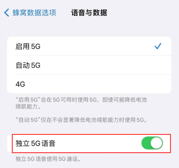 紫阳苹果14维修分享iPhone 14 Pro如何开启VoNR 