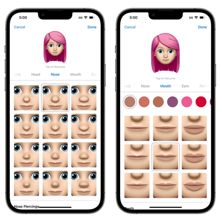 紫阳苹果手机维修分享​iOS 16中的拟我表情有了哪些变化和升级 